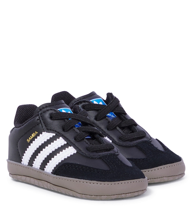 婴幼儿 — Samba绒面革边饰皮革运动鞋 | Adidas Originals Kids